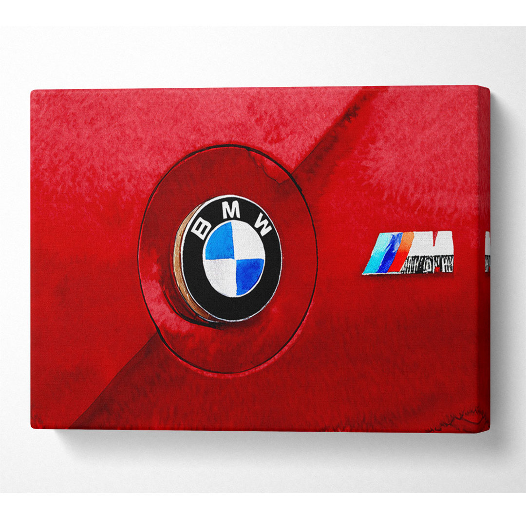 Bmw Abzeichen - Kunstdrucke auf Leinwand - Wrapped Canvas