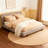 Solid Wood Legs Upholstered Bed Frame-1053605804-1053605800