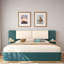 Lit plateforme tapissier avec tablettes-76383254-76383250