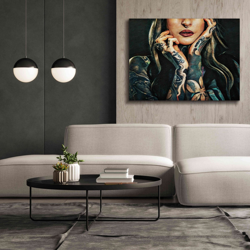 Reproduction d'art sur toile giclée, H 40 po x l 54 po x P 1,5 po