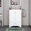 24 po Ensemble de meuble-lavabo autoportant avec comptoir en céramique-114254770-114254771