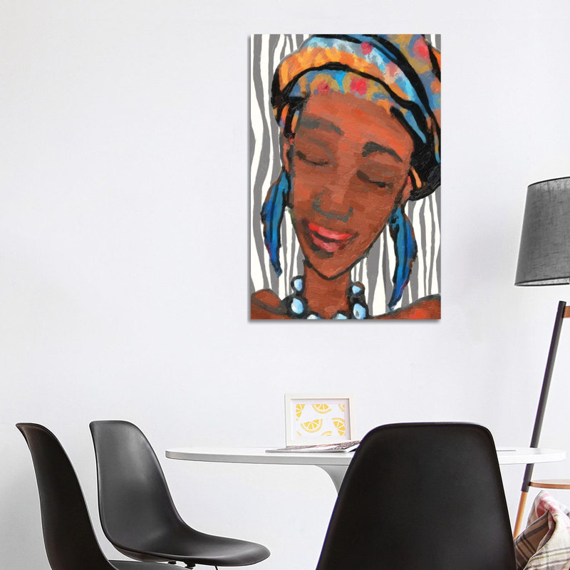 Ebony Princess I 1 Piece Wall Art on Canvas, 101.6 cm H x 66.04 cm W x 1.91 cm D, Canvas