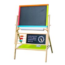 Kidzlane Art Easel for Kids Wooden Toddler Drawing Board 25.75