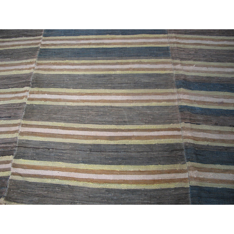 Antique American Rag Rug America 1900s
