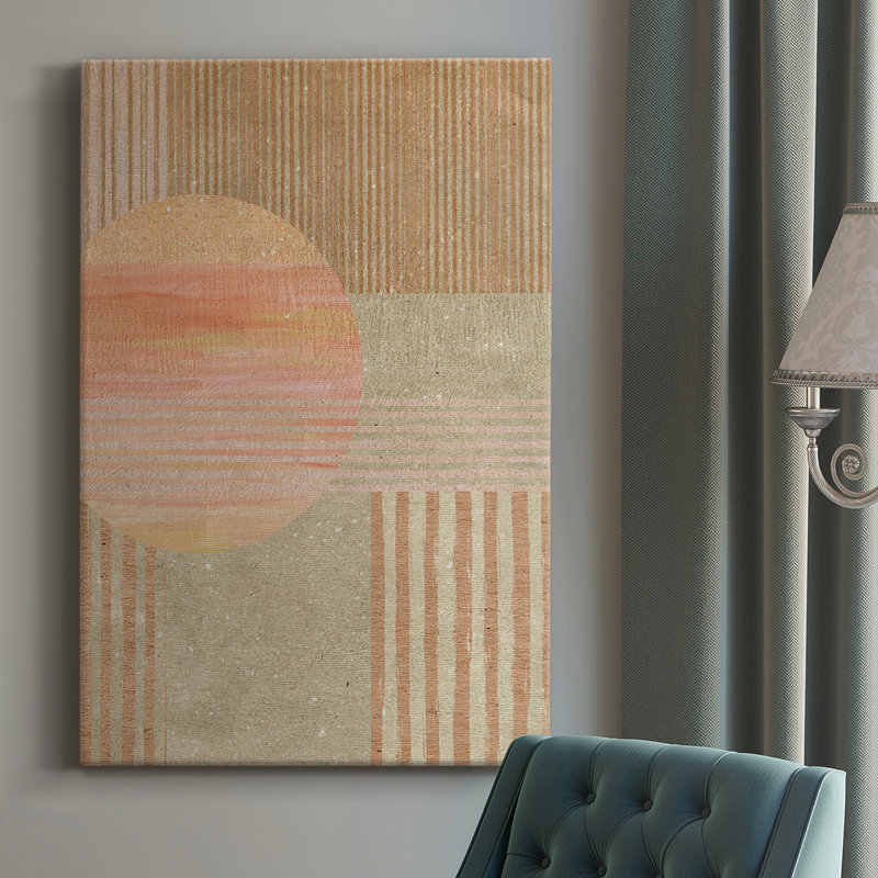 Adobe Sunrise I - peinture sur toile tendue, L 12 po x H 18 po
