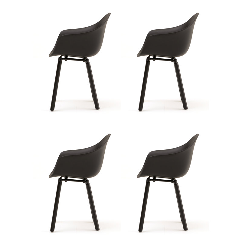 TA Armchair (Set of 4), Black