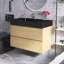 36 po Meuble-lavabo simple mural avec plateau-102693051