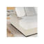 Tissu chic en velours beige avec tissu en velours côtelé, formation de coussins douillets et de porte-gobelets, Interface