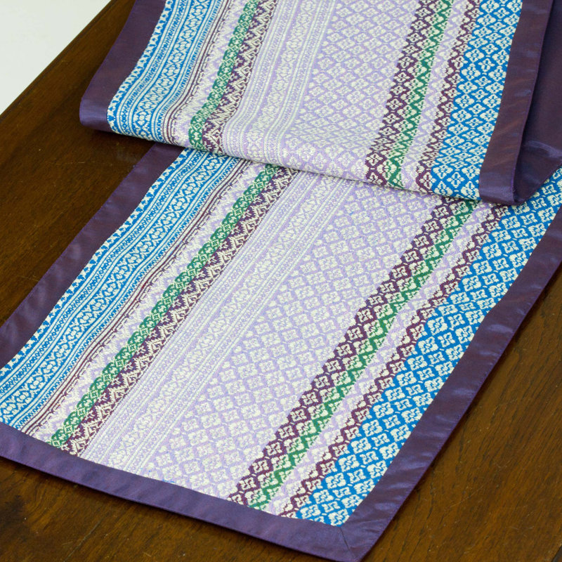 Hollomon Camellia Cotton Table Runner