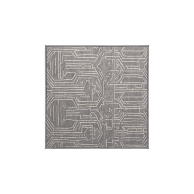 Machine Washable Gray Area Rug