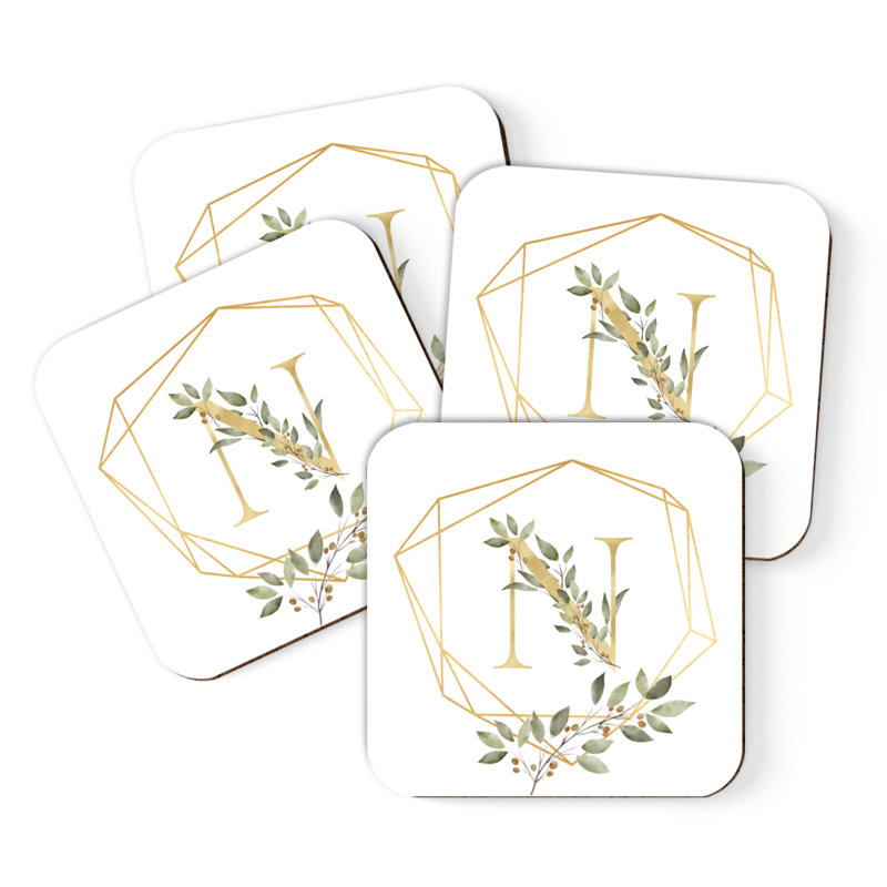Sous-verres Café à monogramme, N