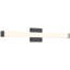 Maxx 5CCT LED Vanity - 18" - Brushed Steel Finish-794364789-794364790
