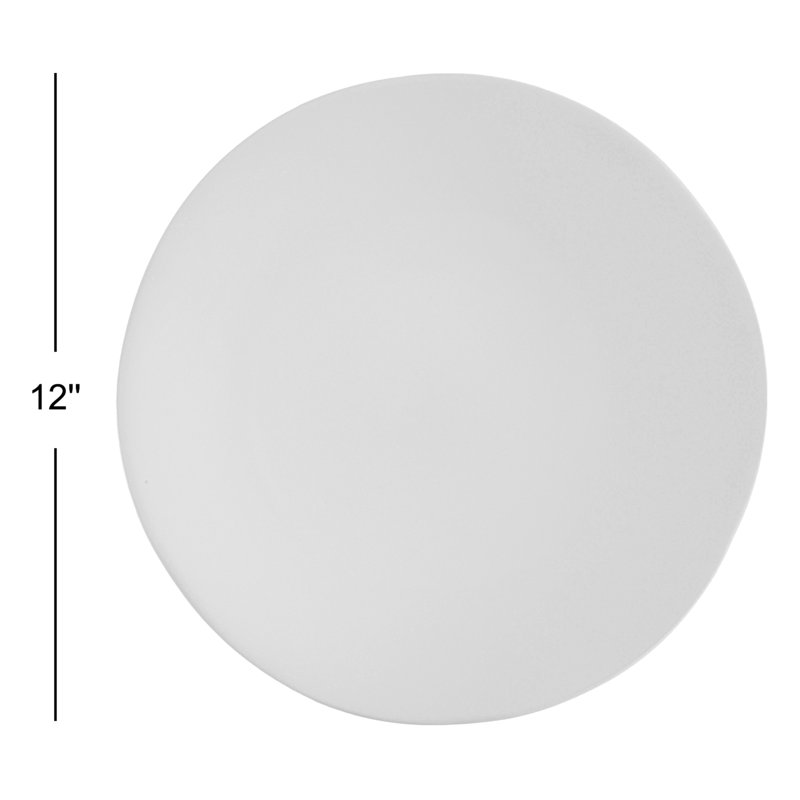 Fortessa Heirloom 12" Dinner Plate, Charcoal