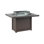 Donoma Rectangular Dining Fire Pit Table
