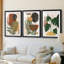 Contemporary Palm I - Impression personnalisée de qualité supérieure avec passe-partout - 3 pièces-690660305-690660269