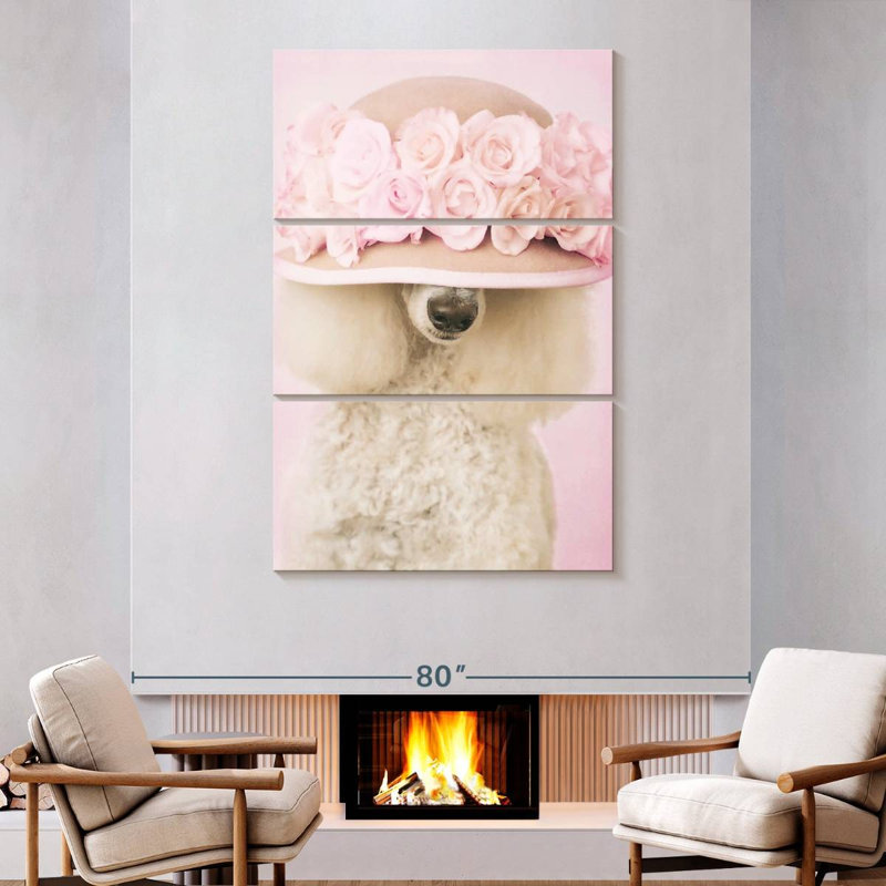 Brampt Riot In Hat I, 74" H x 48" W