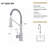 19" Single Handle Kitchen Faucet-121209932