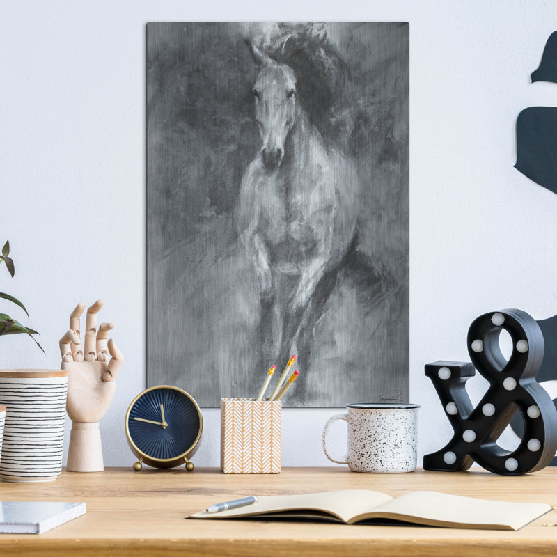 «Incoming Equine» par Robert Campbell, H 16 po x l 12 po