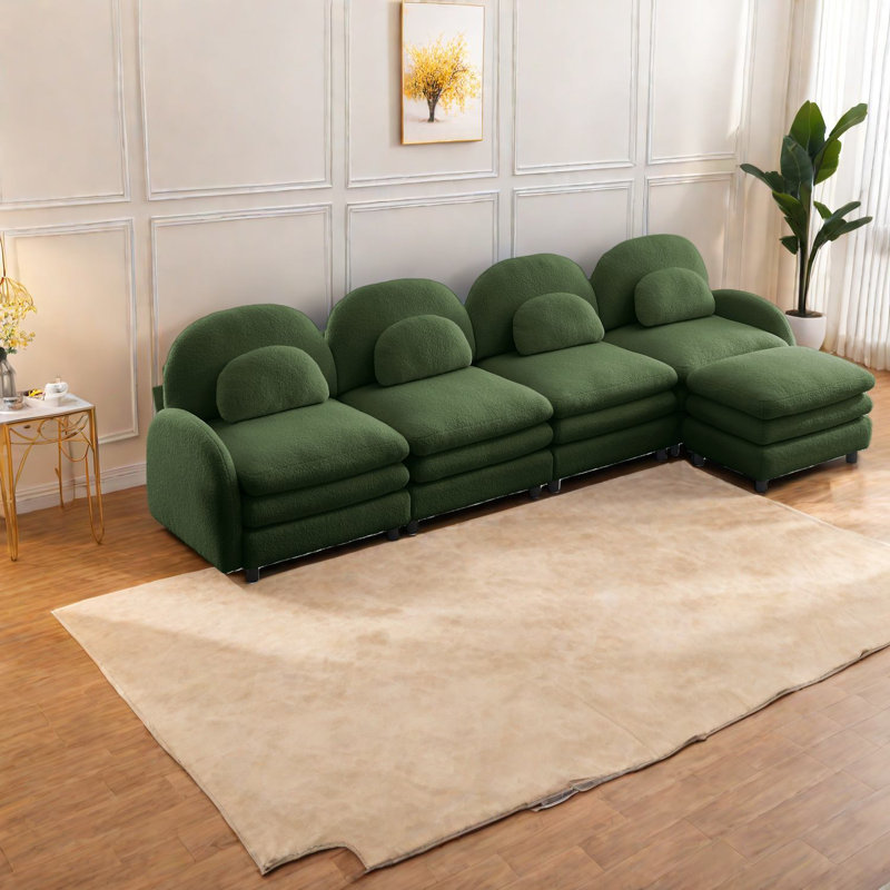 Canapé modulaire moderne 4 places Teddy Cloud Comfort, Teddy