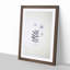 White Daffodil Dismantled - Framed Print-55612780-55612781