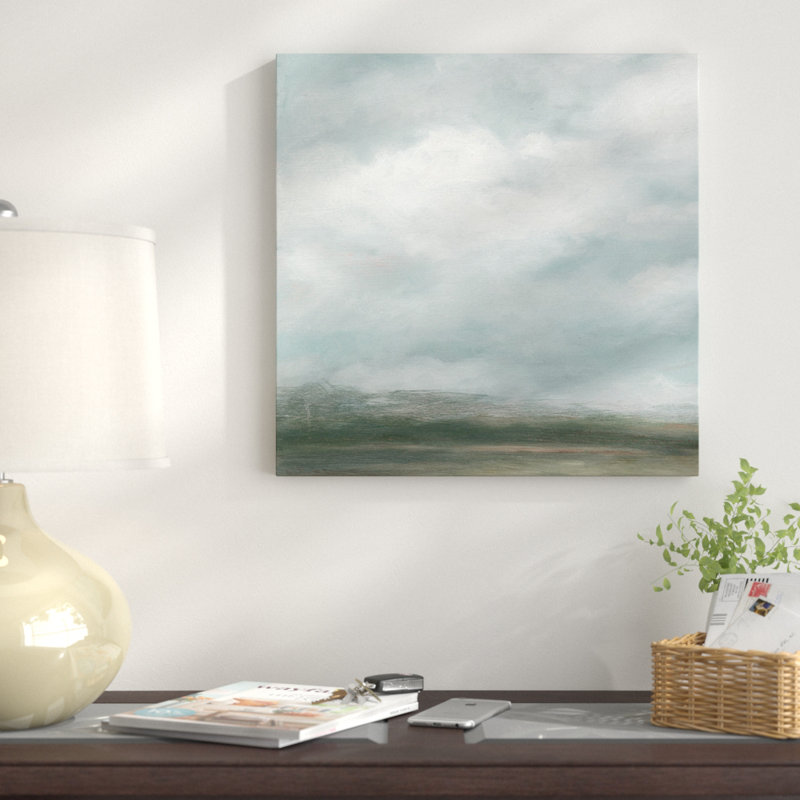 «Cloud Mist I» par Ethan Harper - Estampe numérique sur toile tendue avec châssis, H 12 po x l 12 po x P 1,5 po, Toile tendue