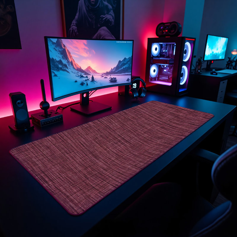Polyester Desk Pad, 31.5x15.5