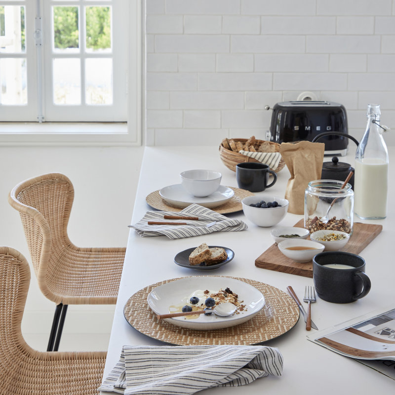 Oval Appetizer Plate Livia, Matte Black