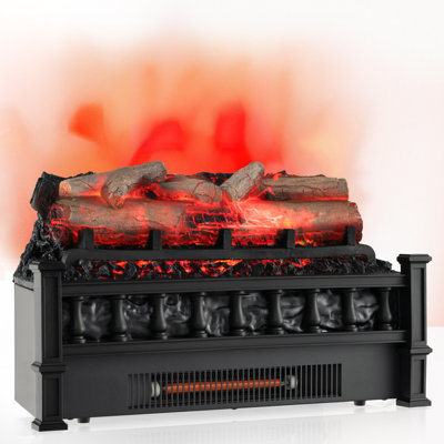 Lupi 20'' W Black Electric Logs with 5120 BTU