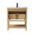 Stratford 30'' Single Bathroom Vanity with Ceramic Top-2136761886