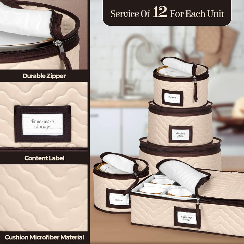 China Storage Containers 5-Piece Set Moving Boxes with dividers for Dinnerware