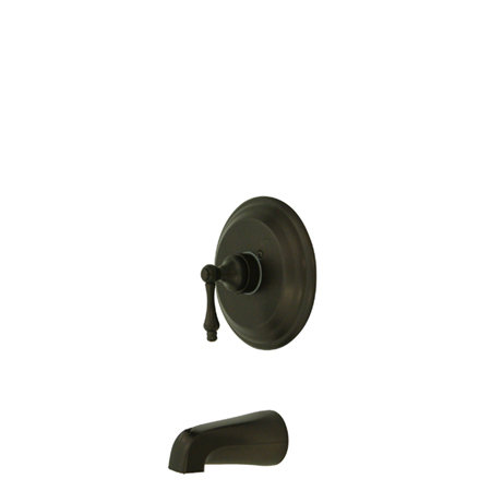 Vintage Single Handle Wall Mounted Tub Spout, Oil Rubbed Bronze