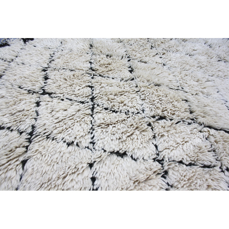 One-of-a-Kind Rectangle 6'2" X 12' Hand Loomed Area Rug