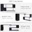 Poste de travail rotatif d'angle Modernhome-562874797