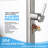 Single Handle Pull Down Sprayer Kitchen Faucet with 360° Spout Swivel in Brushed Nickel
