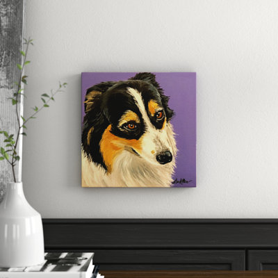 Exotic Sheltie by Lee Keller - Wrapped Canvas Painting