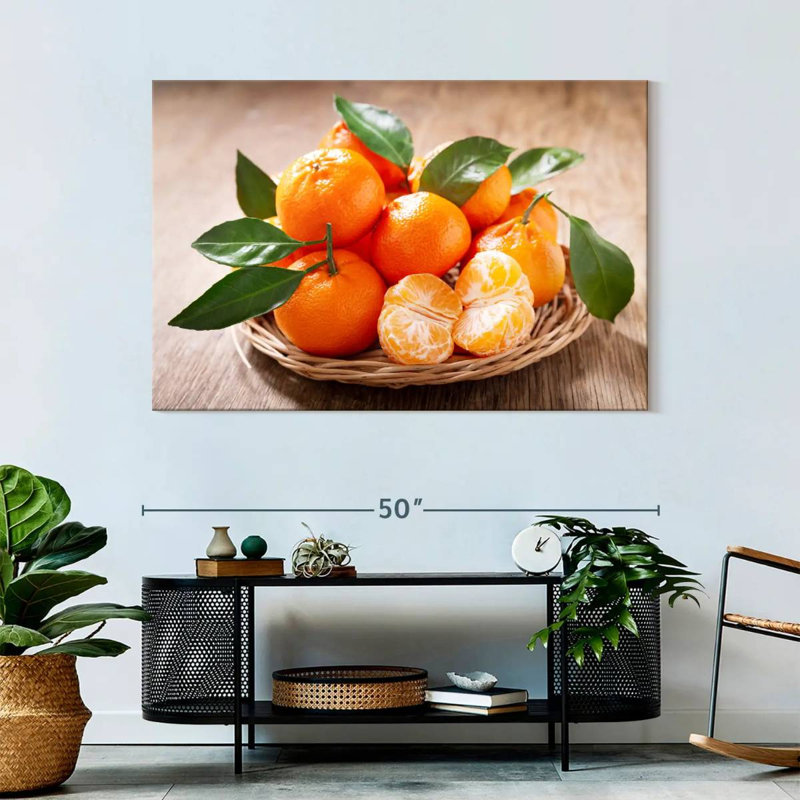 Yarlin Served Mandarin Oranges, 32" H x 48" W