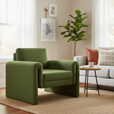 Fauteuil d'appoint rembourré Comesha