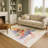 Premium Machine Washable Dockside AMF1809 Watercolor Christmas Tree Rug-1161137570