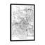 «Nashville Minimal Urban Blueprint Map», reproduction d'impression sur toile-33088876-72239381-72239387