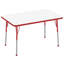Table rectangulaire d'activités effaçables à sec avec pieds réglables-765072746-791962597-791962592