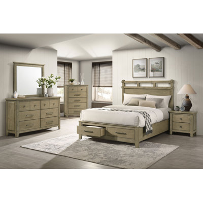 Henry 5-Piece Queen Bedroom Set Vineyard Oak