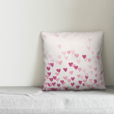  Hearts Throw Pillow