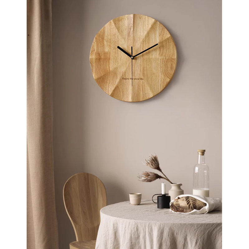 Solid Wood  Wall Clocks, Medium