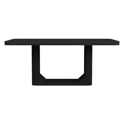 Girton 72" Rectangular Dining Table In Black