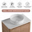 Meuble-lavabo flottant simple 30 po avec comptoir en quartz-1911167861