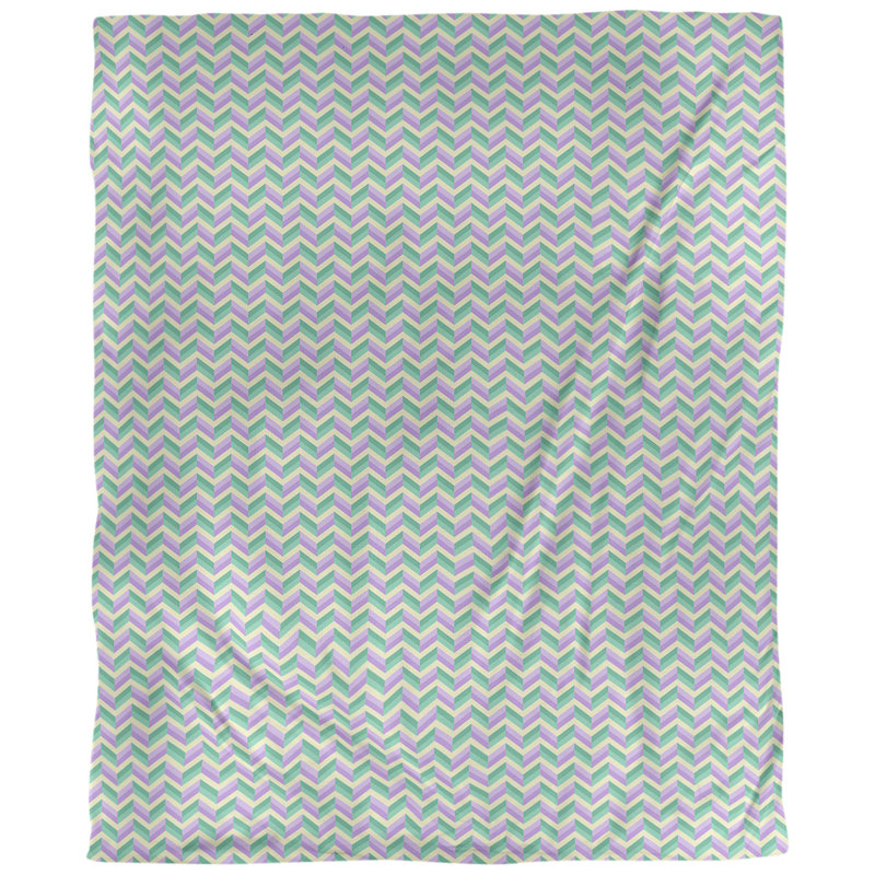 Tissu, Polyester filé, L 56 po x l 36 po, Mauve / Vert