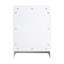 Meuble-lavabo autoportant 72 po avec 4 armoires de rangement et 2 armoires murales, tiroirs souples, contreplaqué blanc brillant