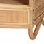 Table basse Bali & Pari Dyna en rotin naturel avec tablette ouverte