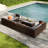10-person Seat U-shaped Outdoor Sectional Set-391084135
