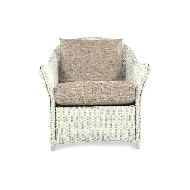 Weekend Retreat Outdoor Lounge Chair, Friendly Flax, Mink